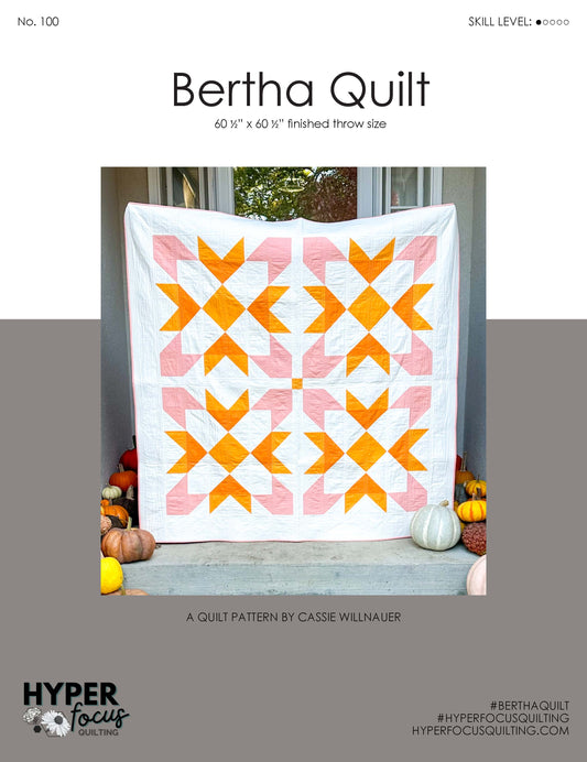 Bertha Quilt Pattern PDF